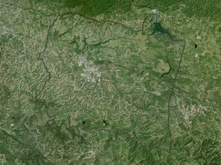 San Sebastian, Puerto Rico. High-res satellite. No legend