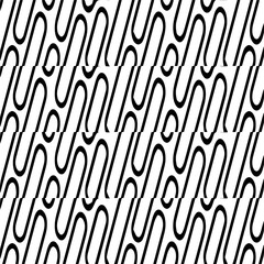 
Vector pattern in geometric ornamental style. Black and white color.Seamless repeat pattern.Simple geo all over print block for apparel textile, ladies dress, fashion garment, digital wall paper.