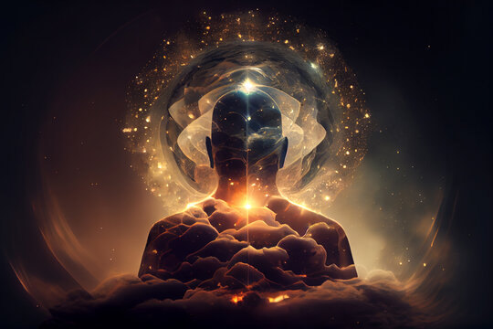 Transcendental Meditation and Concentration. AI generated