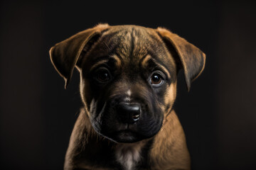 Obraz premium Cute puppy dog. Generative AI.