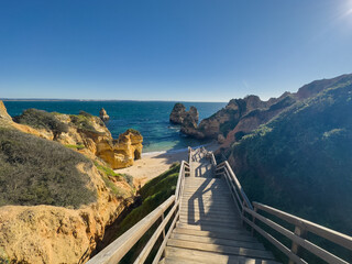 Obraz premium Lagos Town Centre Portugal Algarve Sunrise Sunset