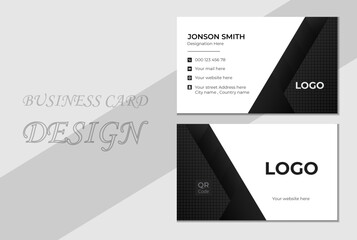 Business Card Template. Creative and Clean Business Card . Double-sided Business card.