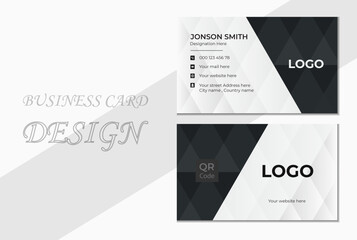 Business Card Template. Creative and Clean Business Card . Modern Business Card.
