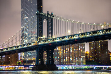 Manhattan Bridge in New York, NY, USA