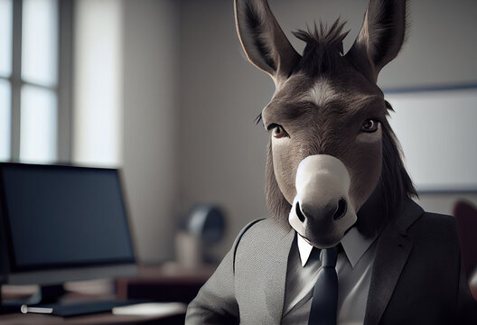 A Donky in the office ,Generative ai
