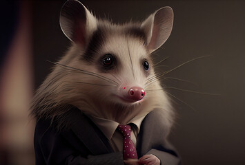 A wild Possum in the office, Generative AI