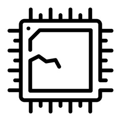 processor line icon