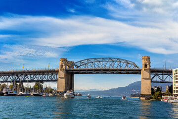 Burrard Street Bridge in Vancouver