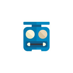 Eye shadow flat style vector icon. Make up illustration.