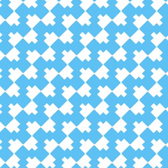 Abstract blue and white seamless pattern