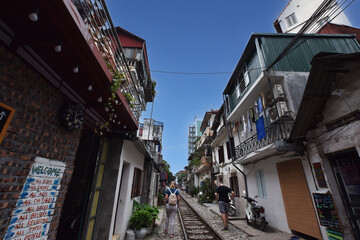 ベトナムの街並みを歩く