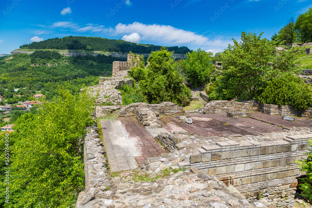 Poster tsarevets fortress in veliko tarnovo