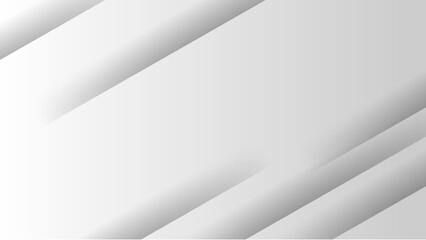 Abstract business presentation banner with white geometric stripes.