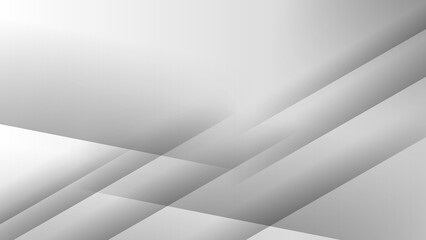 Modern business presentation banner with white geometric stripes.