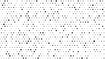 Halftone gradient. Dotted gradient, smooth dots spraying and halftones dot background seamless horizontal geometric pattern vector template set. Abstract dot gradient halftone pattern illustration