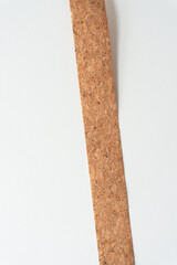 cork ribbon stripe on blank paper