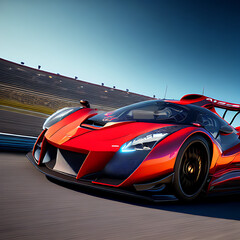 racing, Video Game concept art generative ai