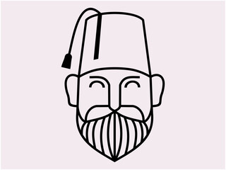 the style of a turkish man