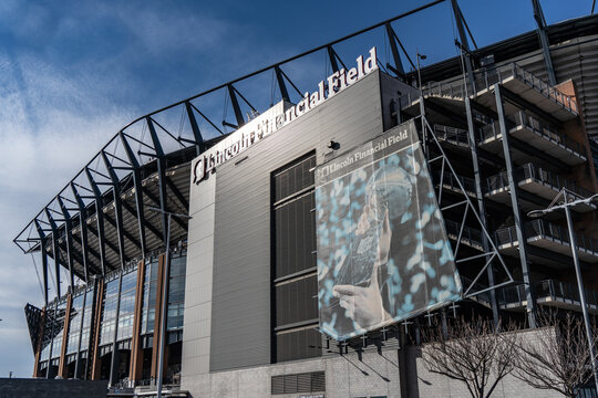 Philadelphia, Pennsylvania-January 28, 2023: Lincoln Financial Field Located In Philadelphia, Pennsylvania 