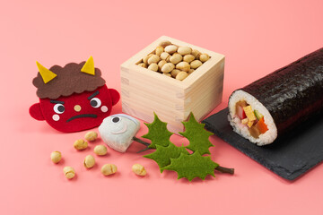 節分　豆まきイメージ