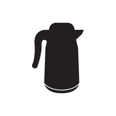 Thermos vector icon illustration design template.