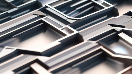 abstract geometric background design with crushing surface, Generative AI