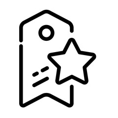 Bookmark line icon