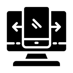 Responsive glyph icon