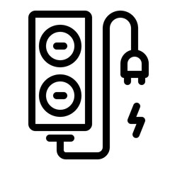 Socket line icon
