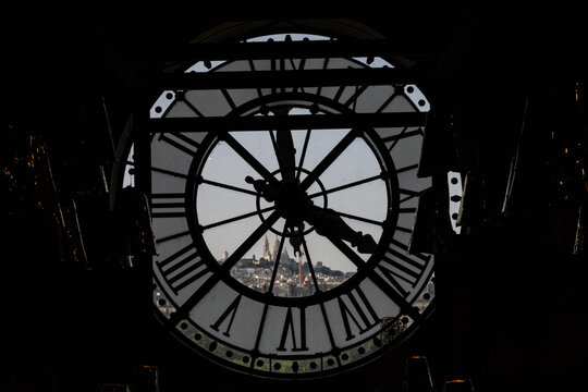  Reloj del Museo D'orsay, París, Francia, europa