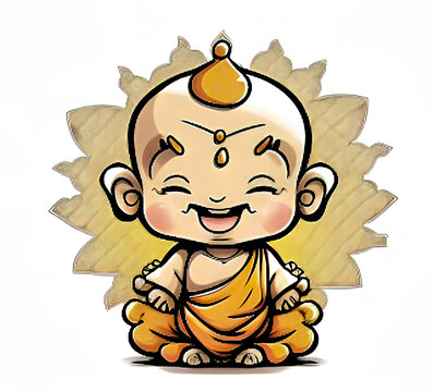 Buddha Cartoon Images – Browse 17,606 Stock Photos, Vectors, and Video |  Adobe Stock