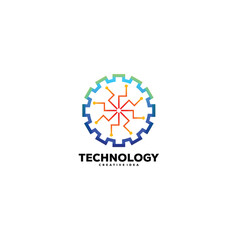 gear tech logo modern design for your business
