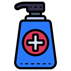 Hand sanitizer illustration