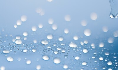 water splash and bubbles created with generative AI