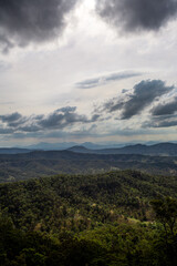 clouds over the mountain
