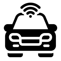 Car glyph icon