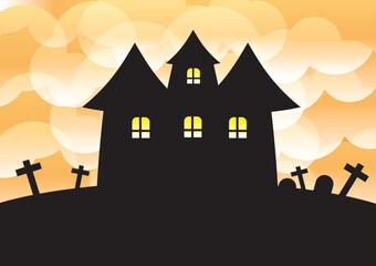 Haunted House on top of a Hill