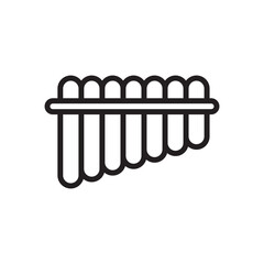 Line music icons vector image