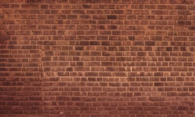 red brick wall texture background created with generative AI