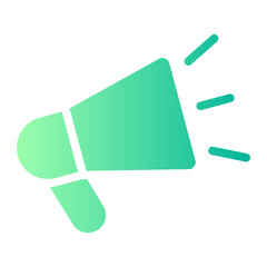 megaphone gradient icon