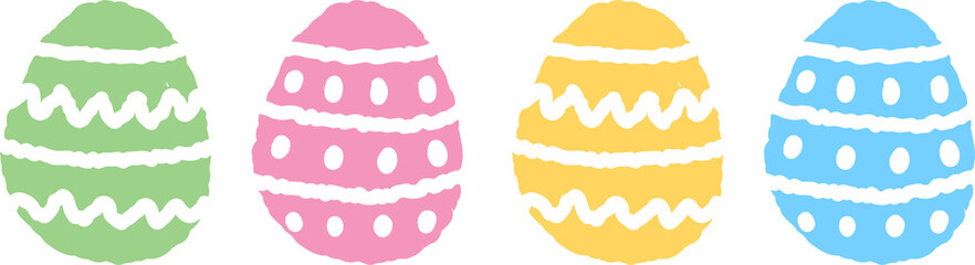 Hand Drawn Easter Egg Illustration