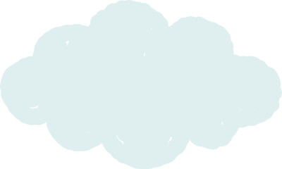 Hand drawn cloud illustration