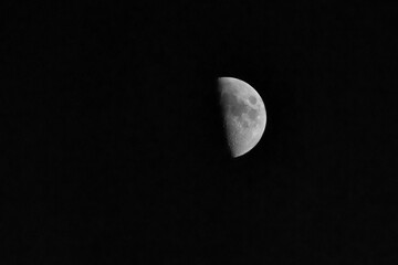 moon in the night sky