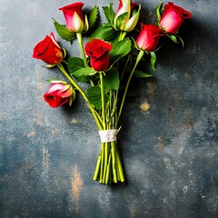 Bouquet of Red Roses, Generative AI