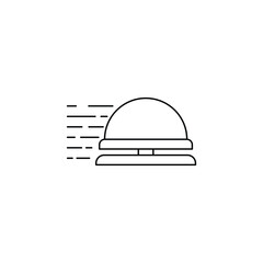 plate icon. outline icon