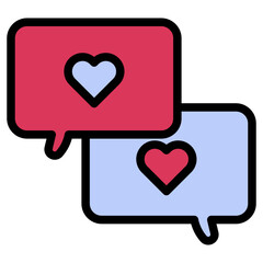 romantic conversation illustration