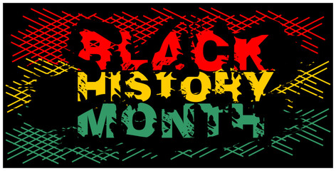 An abstract illustration for Black History Month