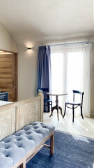 interior of a hotel room