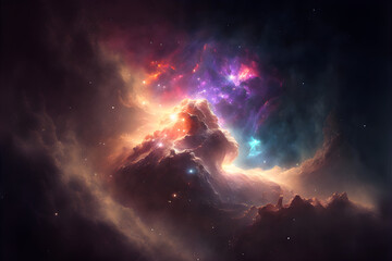 Obraz premium Nebula wallpaper