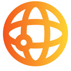 Global Network gradient icon